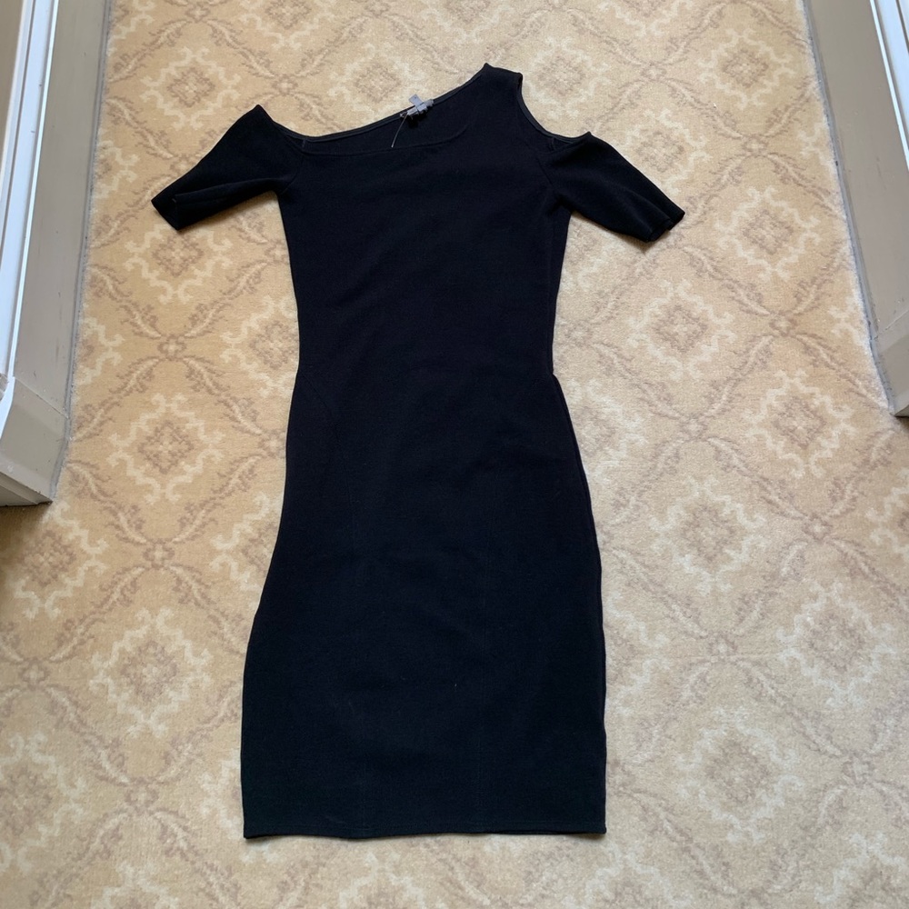Helmet cut out dress